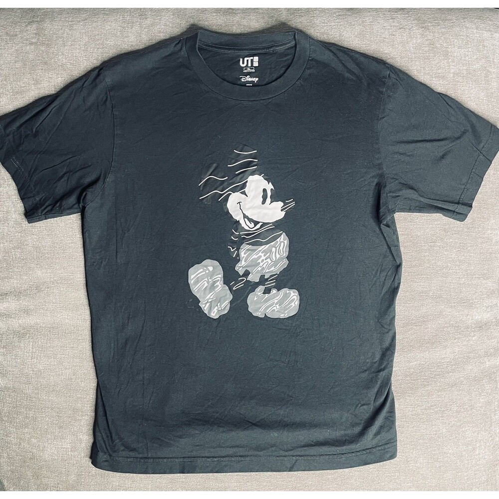 Uniqlo x Disney Mickey Mouse UT Graphic T-Shirt Size XL Gray